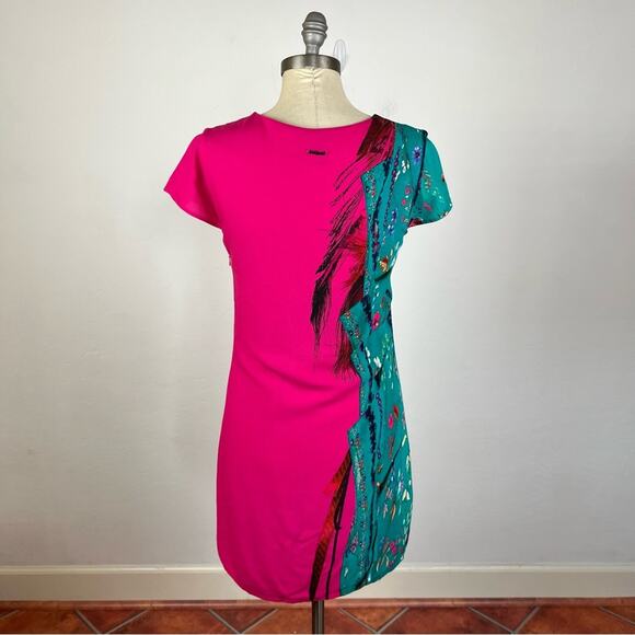 Desigual Women's Pattern Shift Short Sleeve Dress - Picture 6 of 7